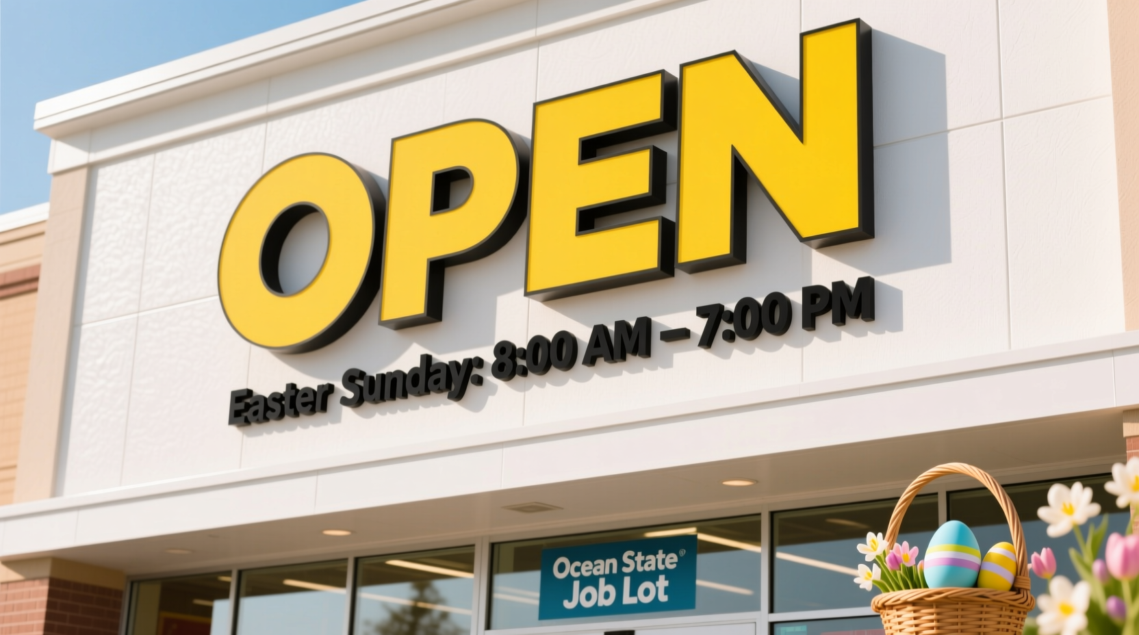 is ocean state job lot open on easter