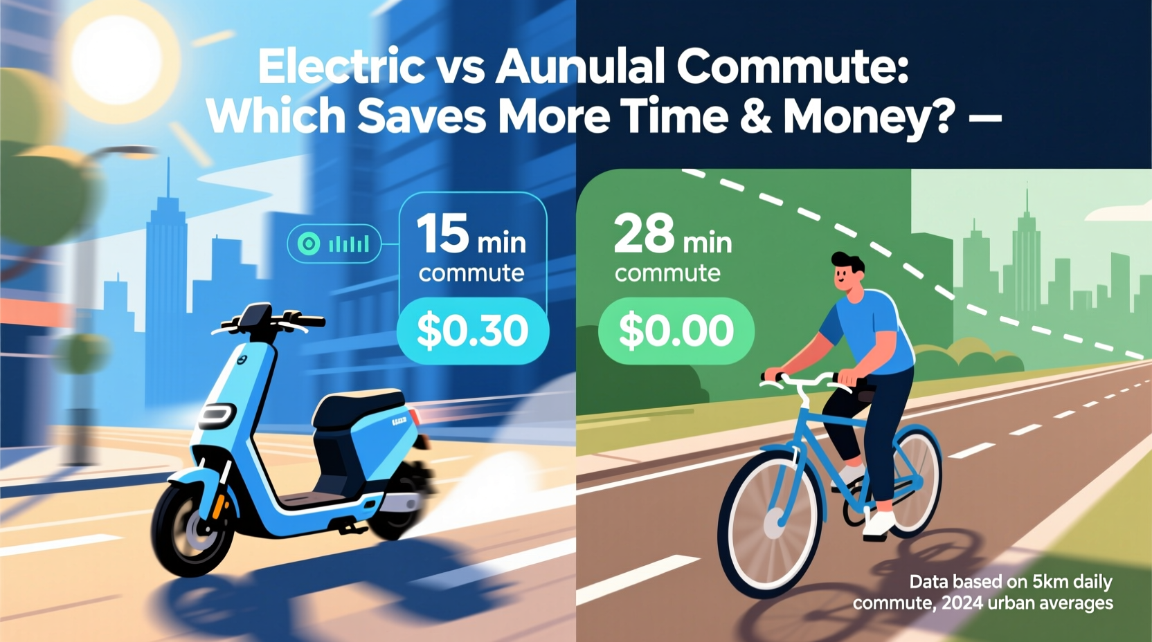 Electric vs Manual Commute: Which Saves More Time & Money?