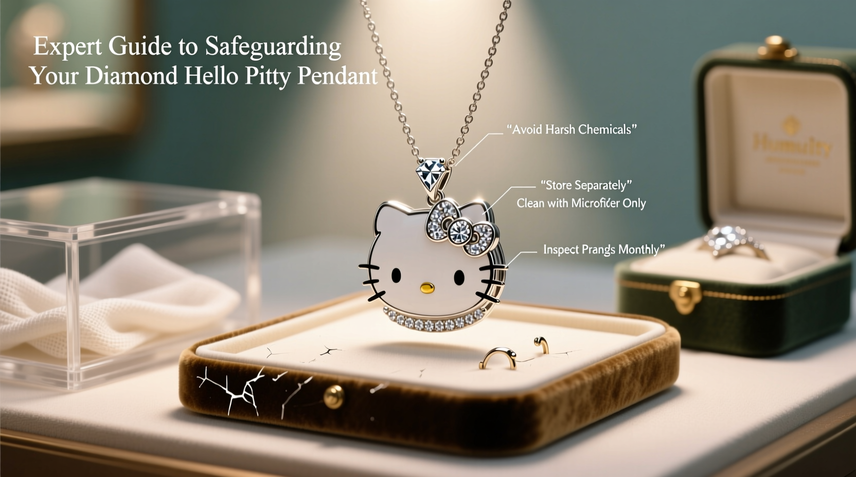 expert guide to safeguarding your diamond hello kitty pendant from everyday damage