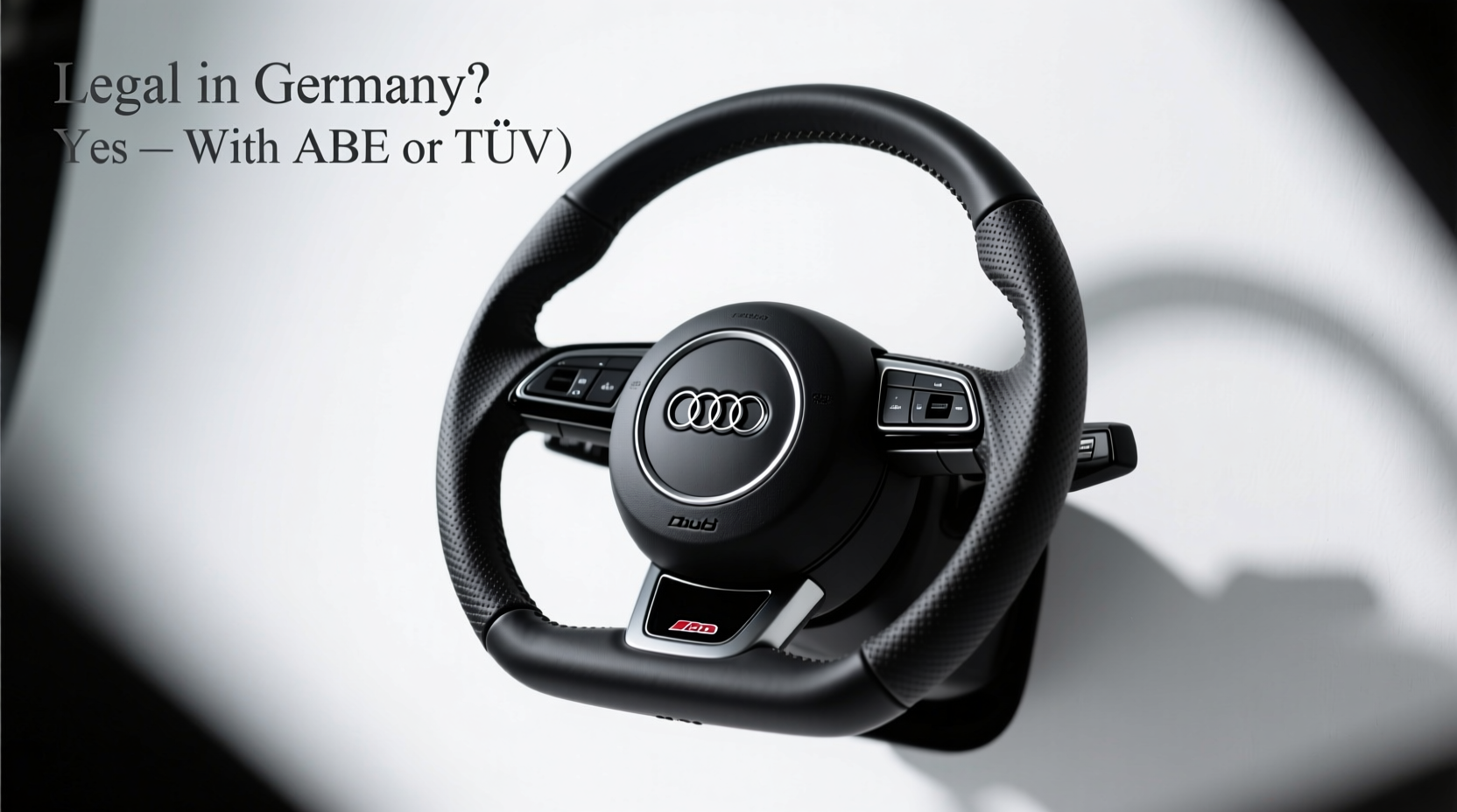 audi b8 flat bottom wheel legal germany