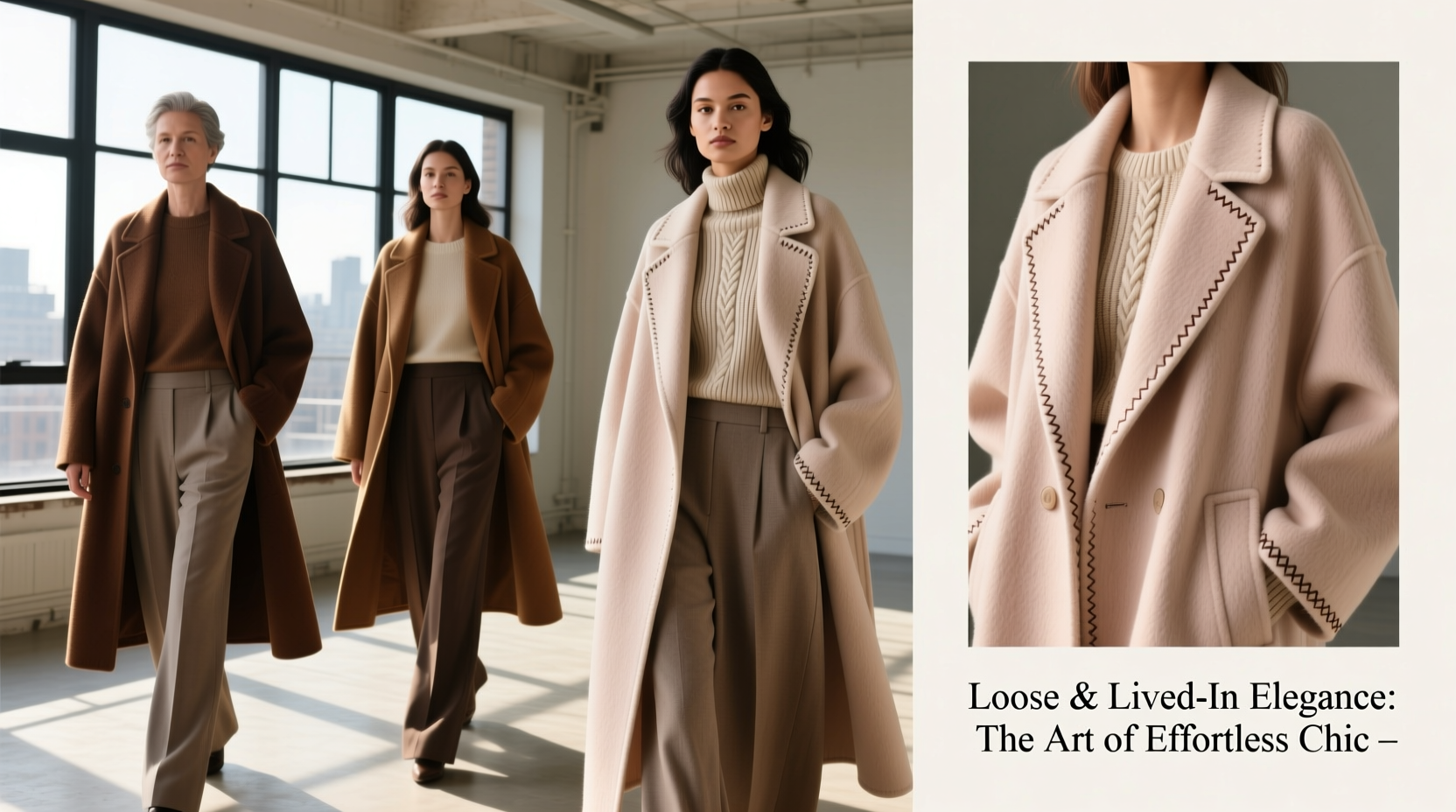 styling loose fitting wool coats with elegance a practical guide to effortless chic