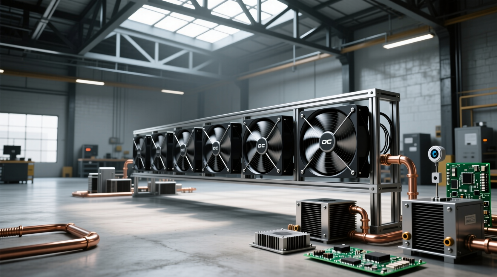 dc cooling fans size, voltage noise explained