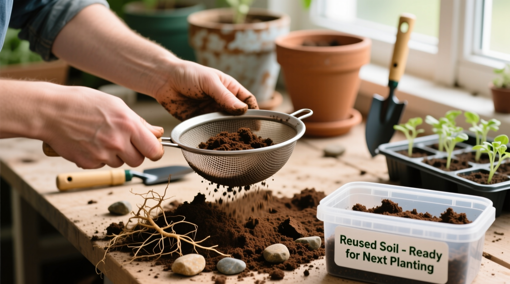 How to Reuse Potting Soil: Safe, Effective & Eco-Friendly Methods