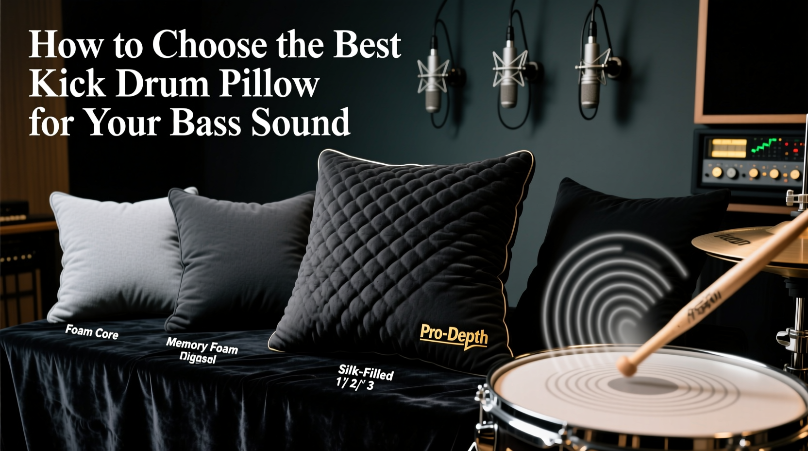kick drum pillow
