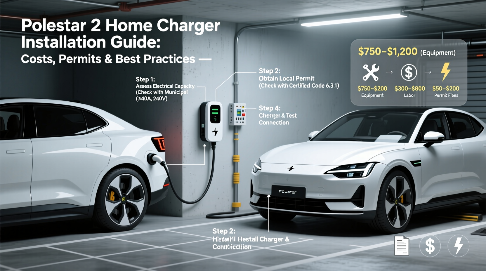 polestar 2 home charger install