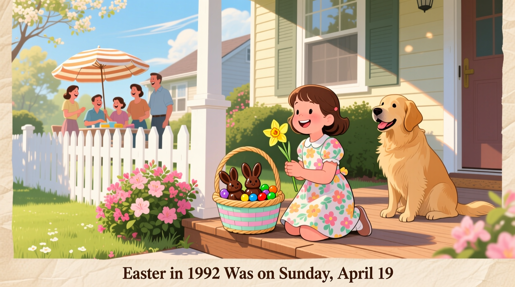 when was easter in 1992
