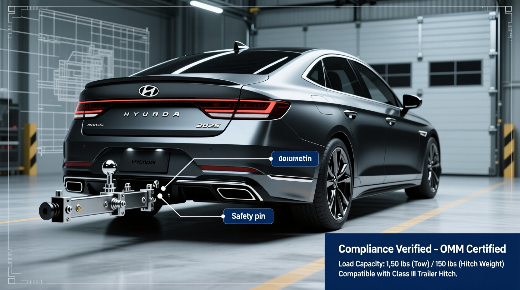 sonata 2025 trailer hitch compliance