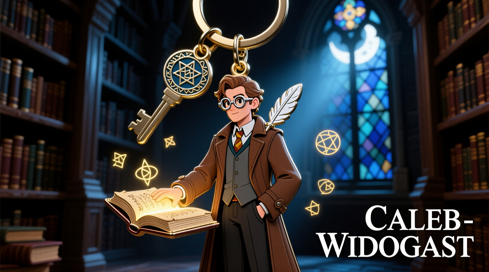 caleb widogast merch is a keychain really better than an enamel pin