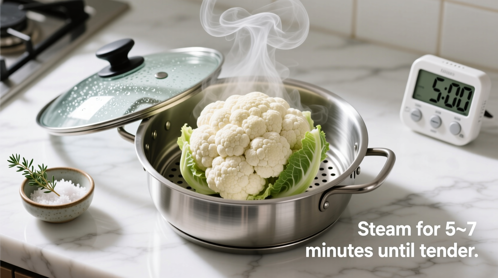 Perfect Steamed Cauliflower: Quick & Nutritious Method