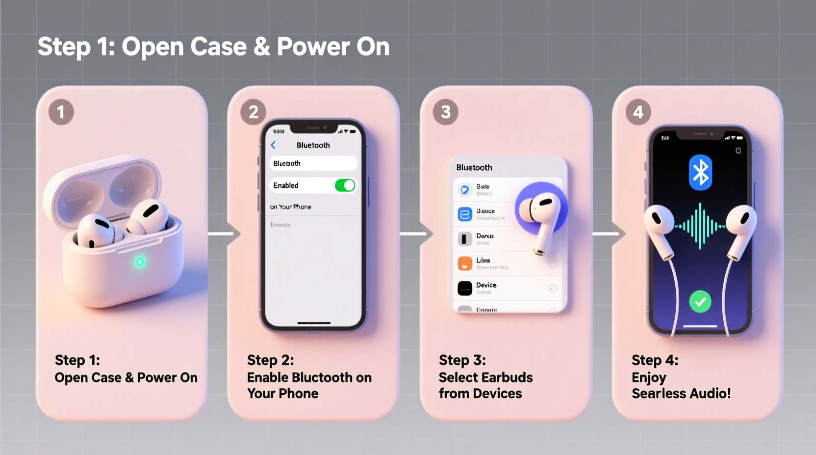 simple steps to connect any buds to your mobile phone for seamless audio