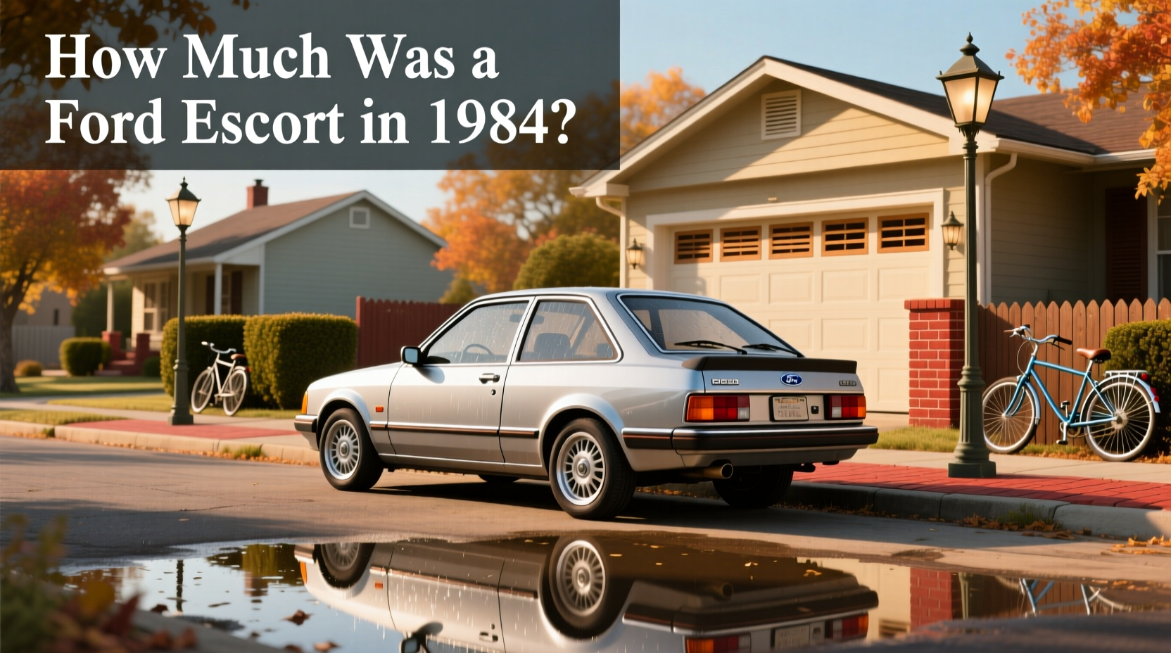 1984 Ford Escort hatchback showing boxy design and compact proportions