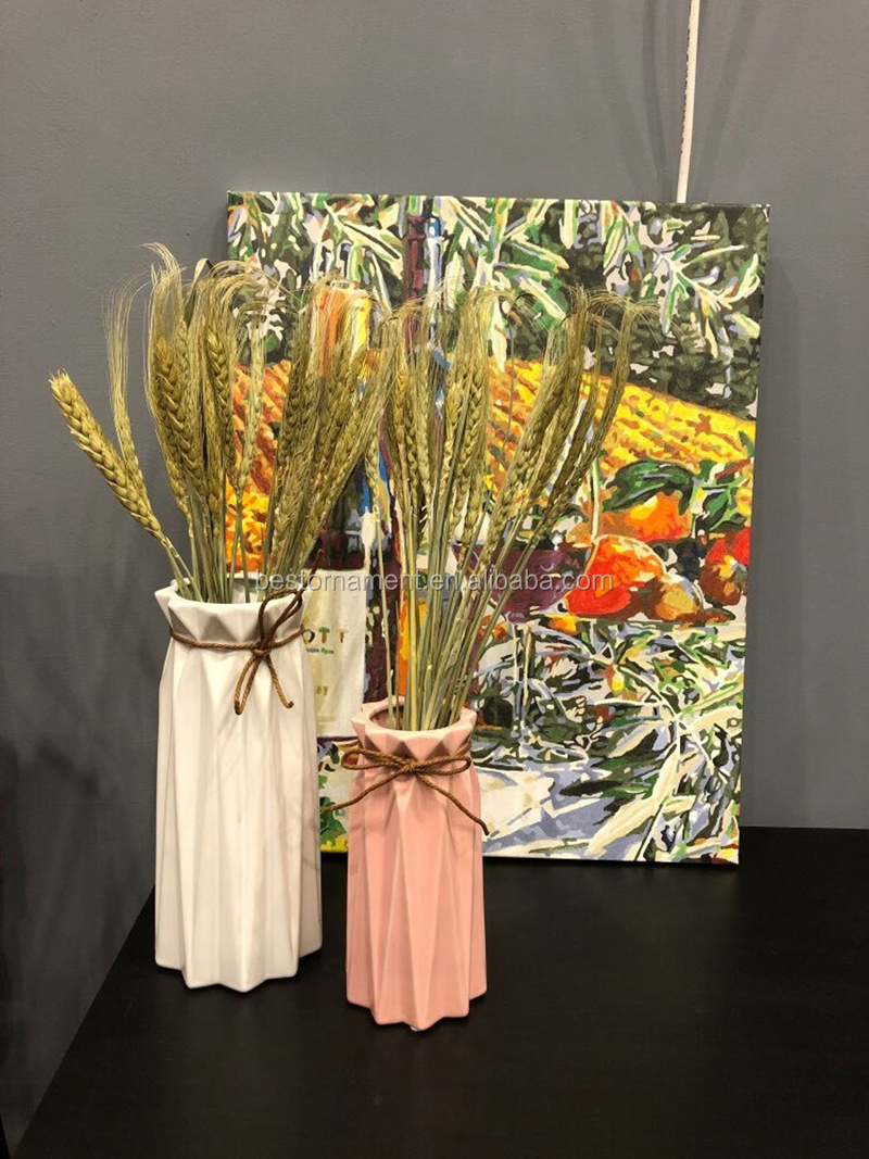 100Pcs/lot Real Natural Wheat Ear Flower Bouquets Wedding Bouquet Dried Flowers Decor