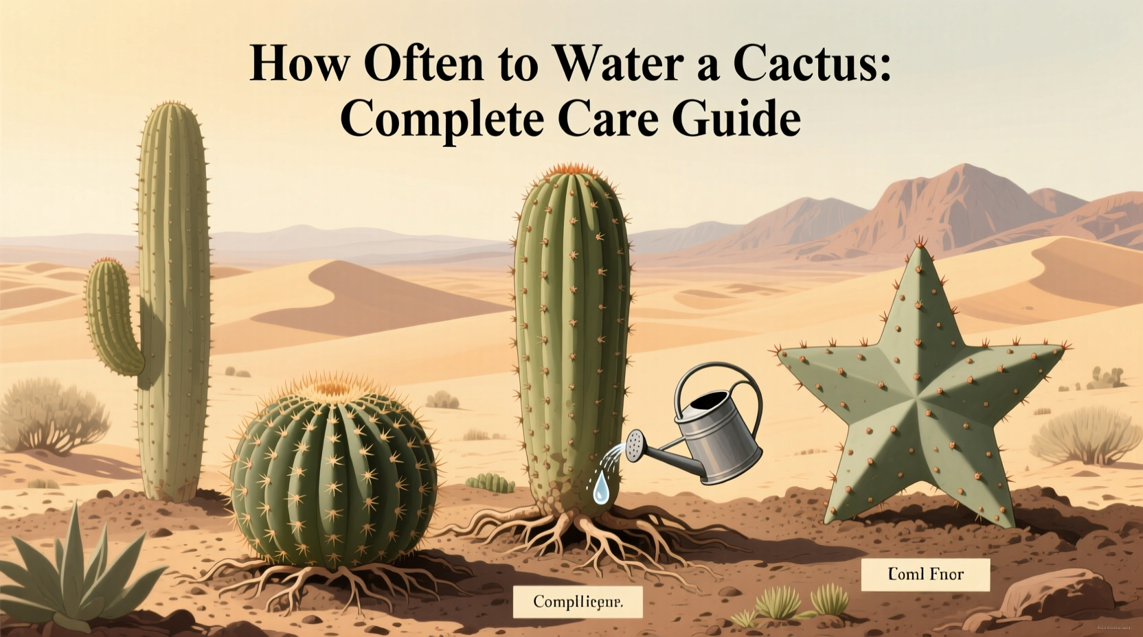 How Often to Water a Cactus: Complete Care Guide