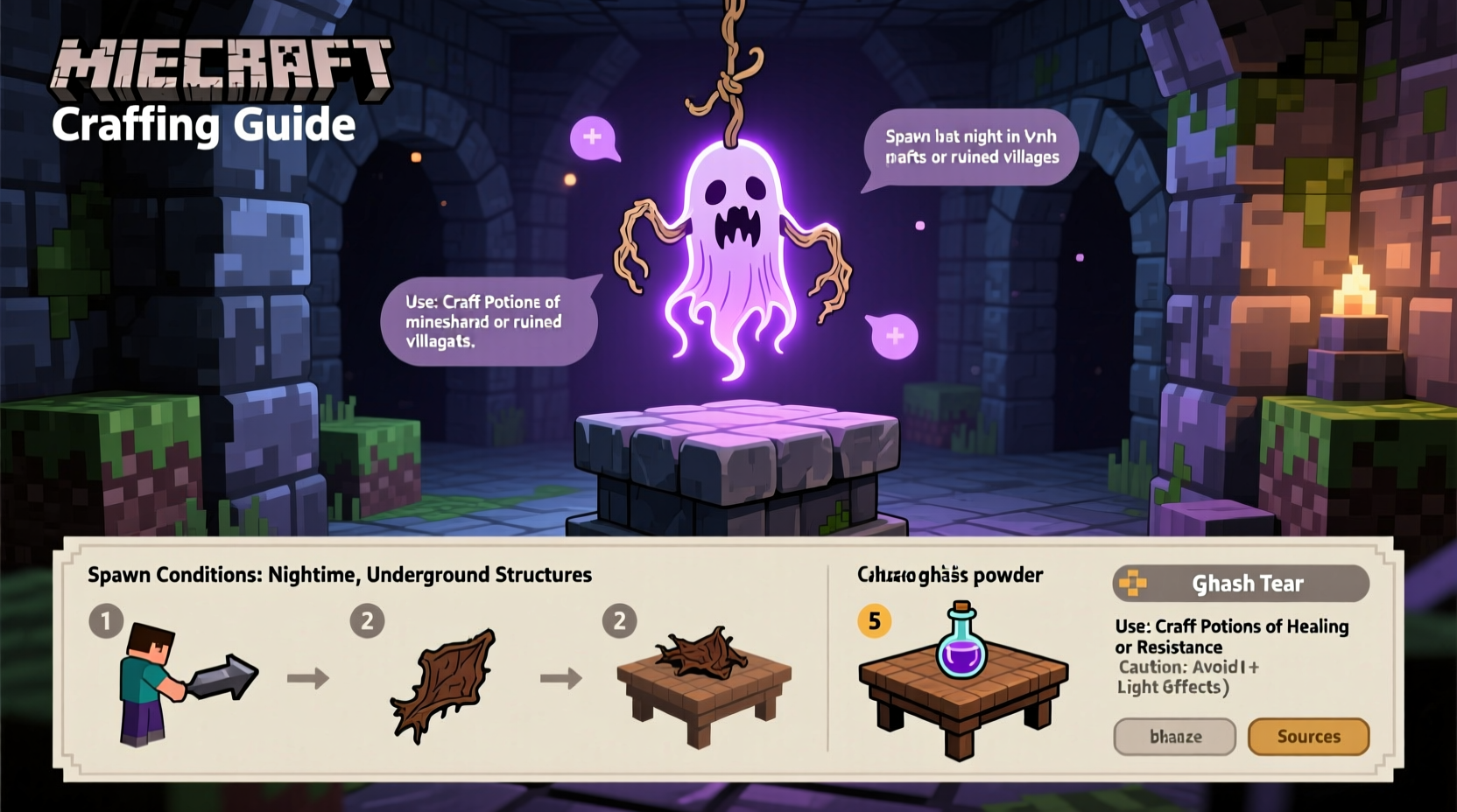 ultimate guide to locating and using dried ghasts in minecraft