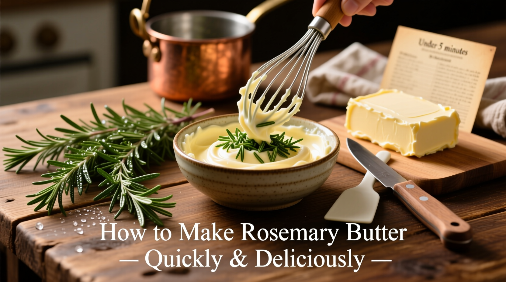 how to make rosemary butter