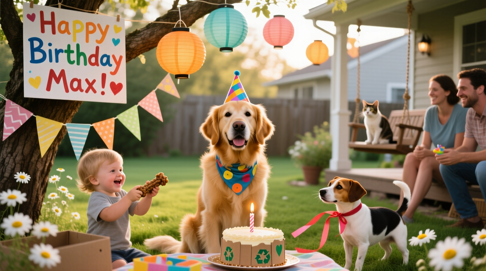 dog birthday bash on a budget is a simple party just as fun as a luxurious one