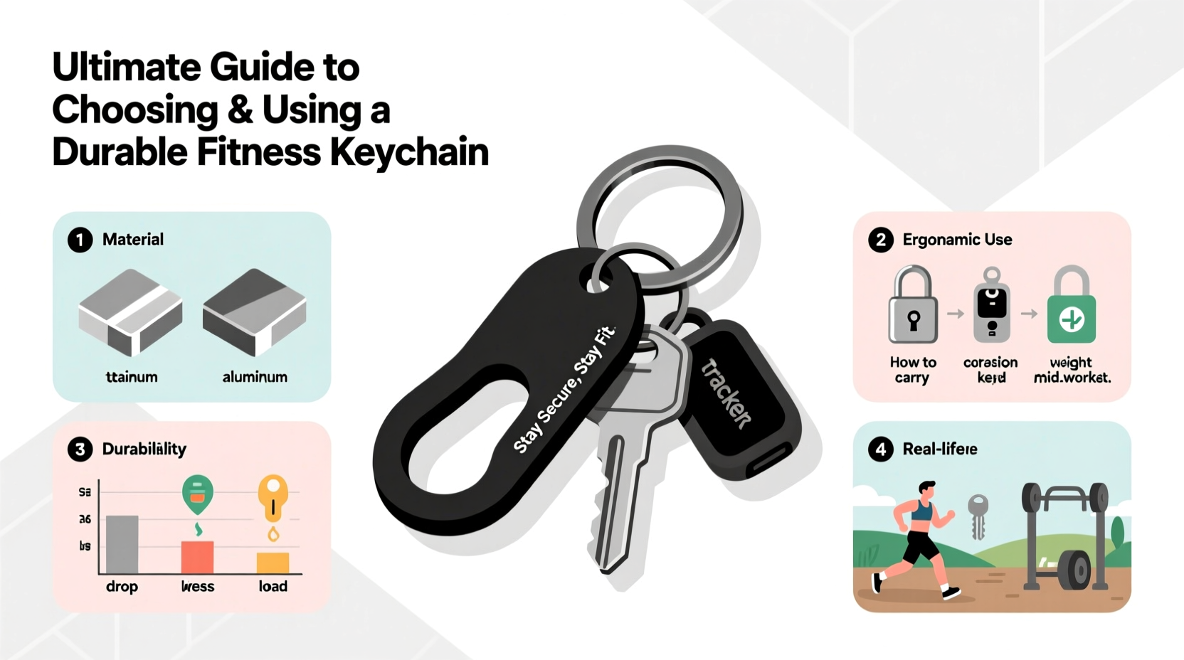 ultimate guide to choosing and using a durable fitness keychain to safeguard your keys