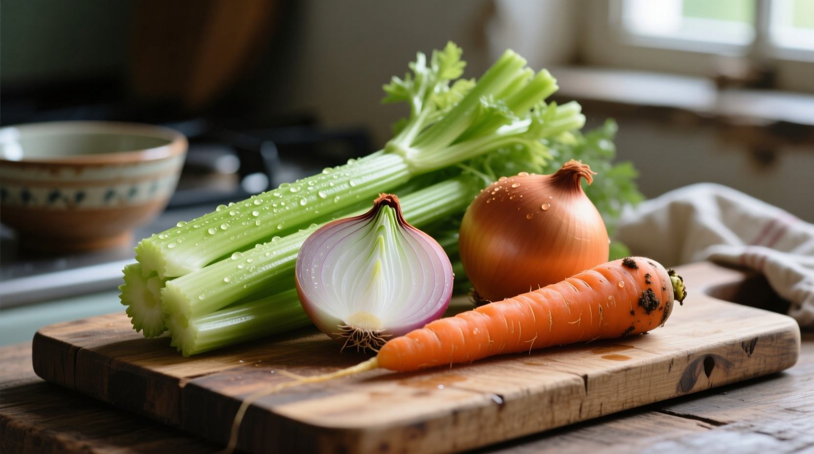 celery onions carrots