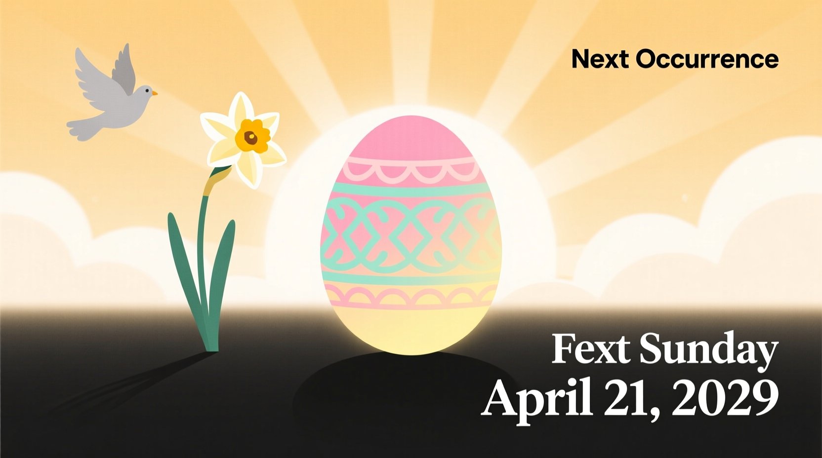 when will easter fall on april 21st