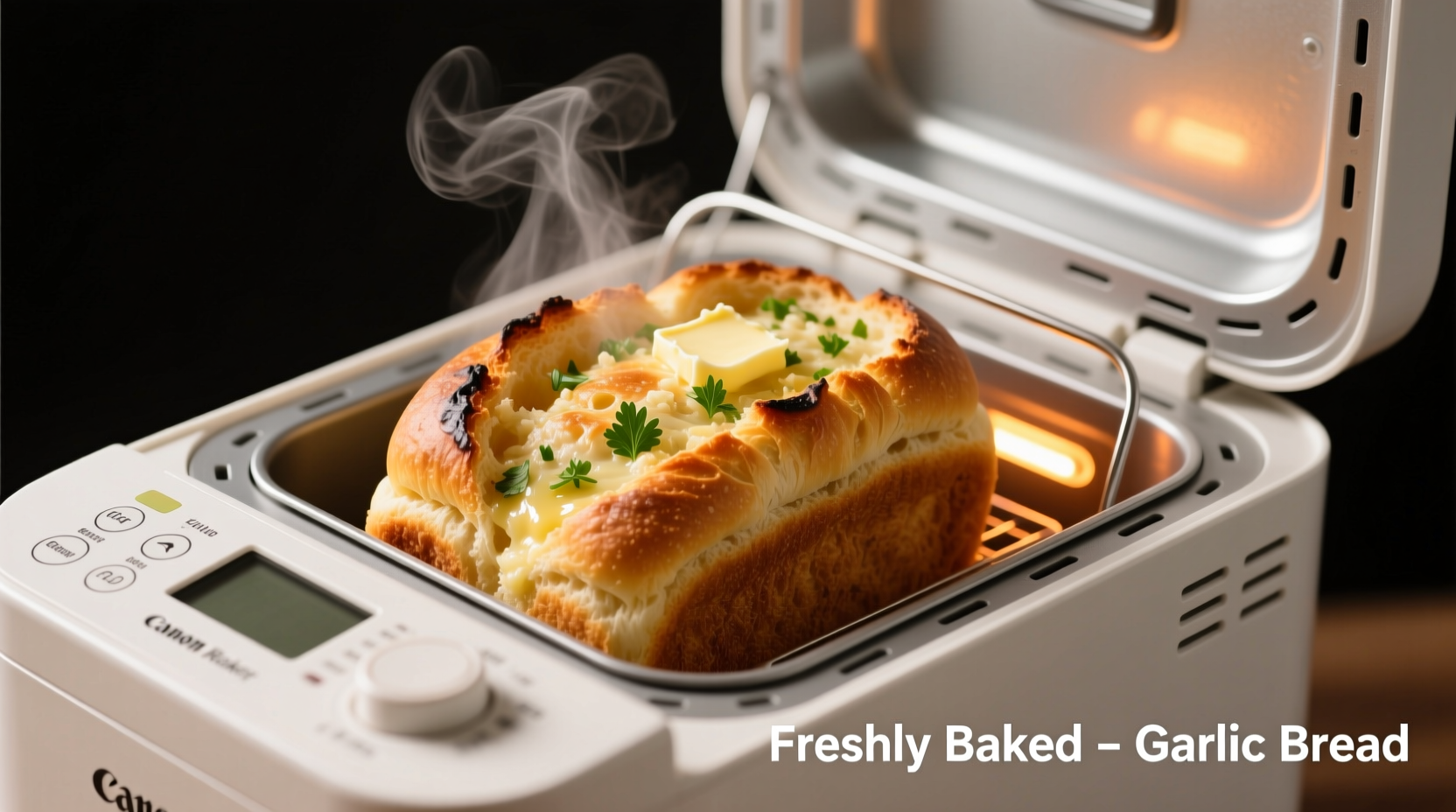 garlic bread in breadmaker