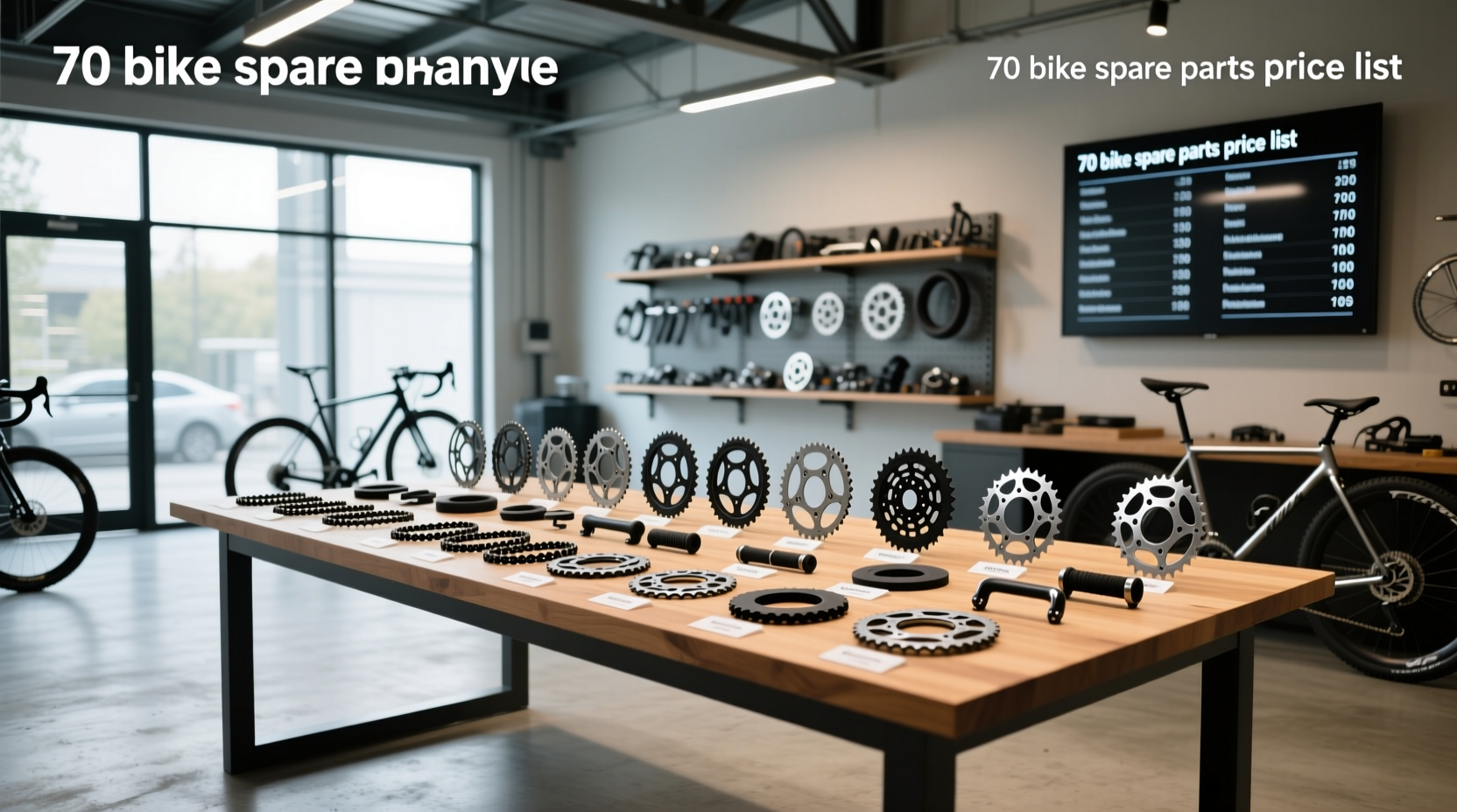 70 bike spare parts price list guide
