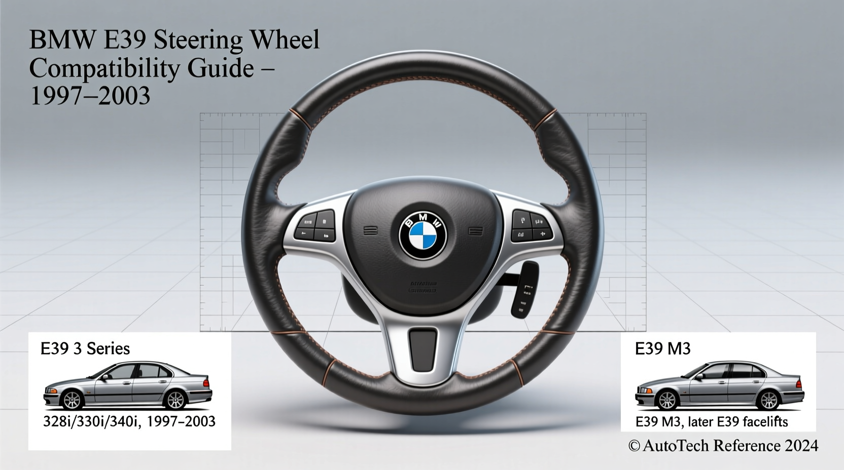 bmw e39 steering wheel replacement