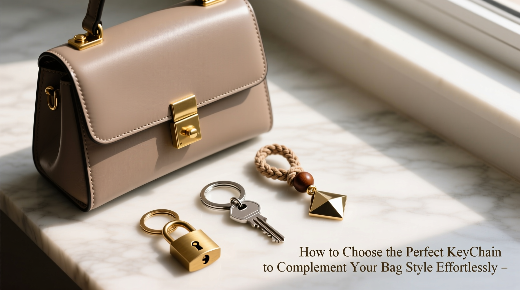 how to choose the perfect keychain to complement your bag style effortlessly