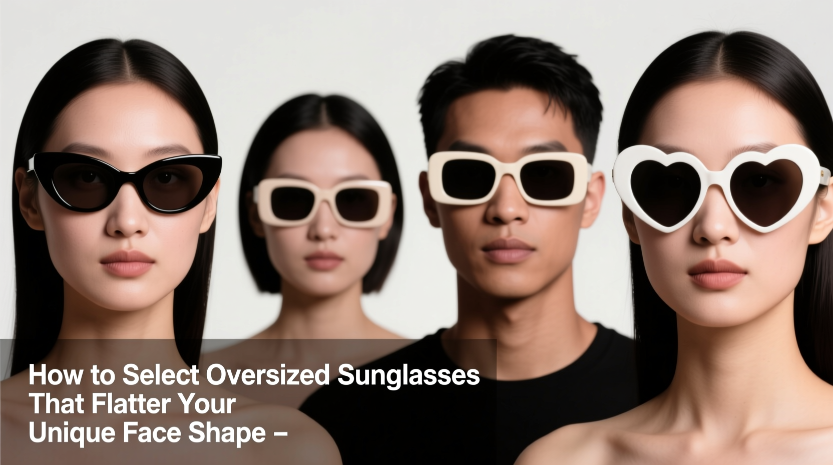 how to select oversized sunglasses that flatter your unique face shape
