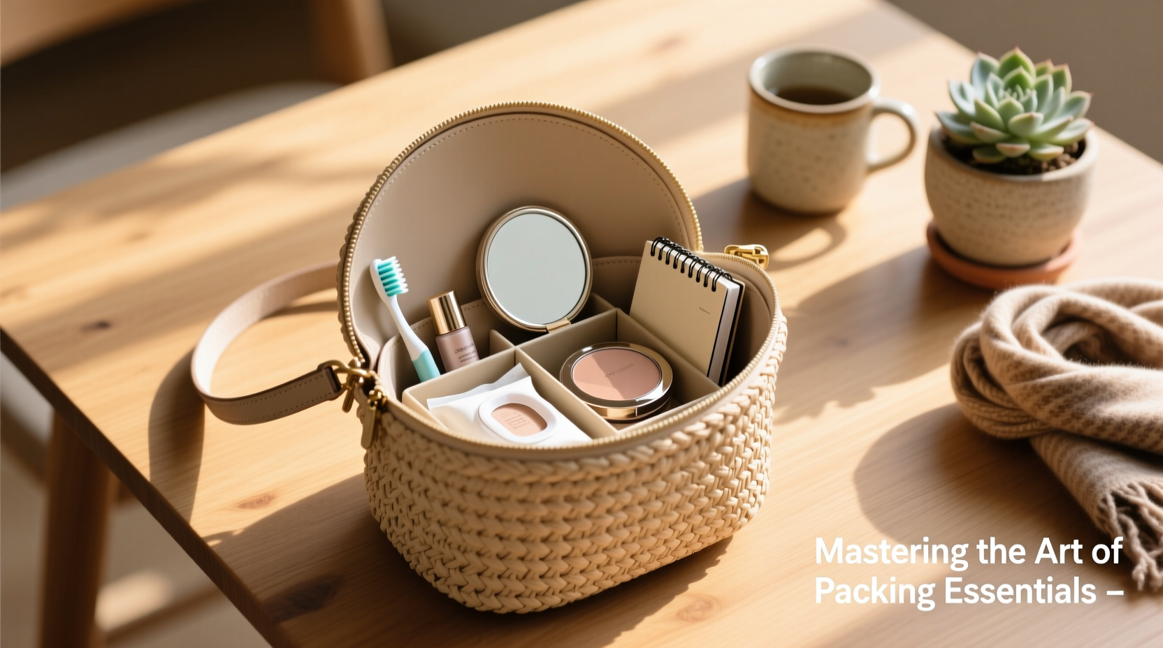 mastering the art of packing essentials in a small woven bucket bag space saving tips and tricks