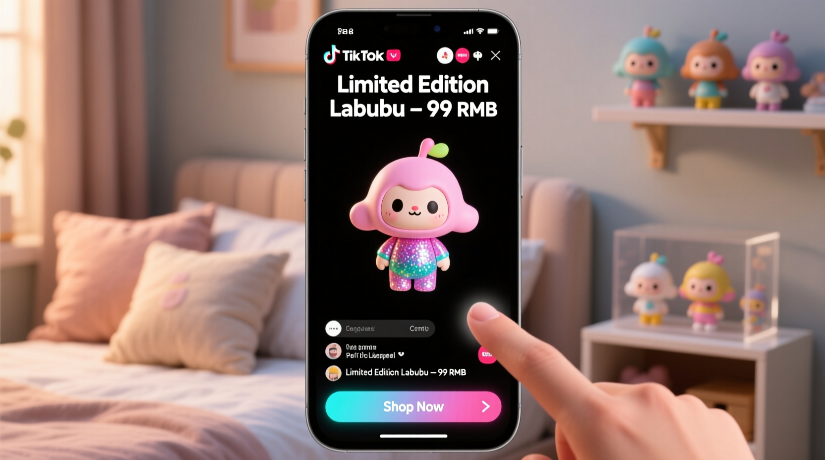 how to buy labubu from tiktok live