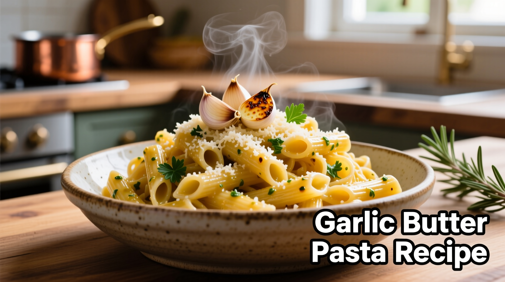 Perfect Garlic Butter Pasta Recipe in 20 Minutes