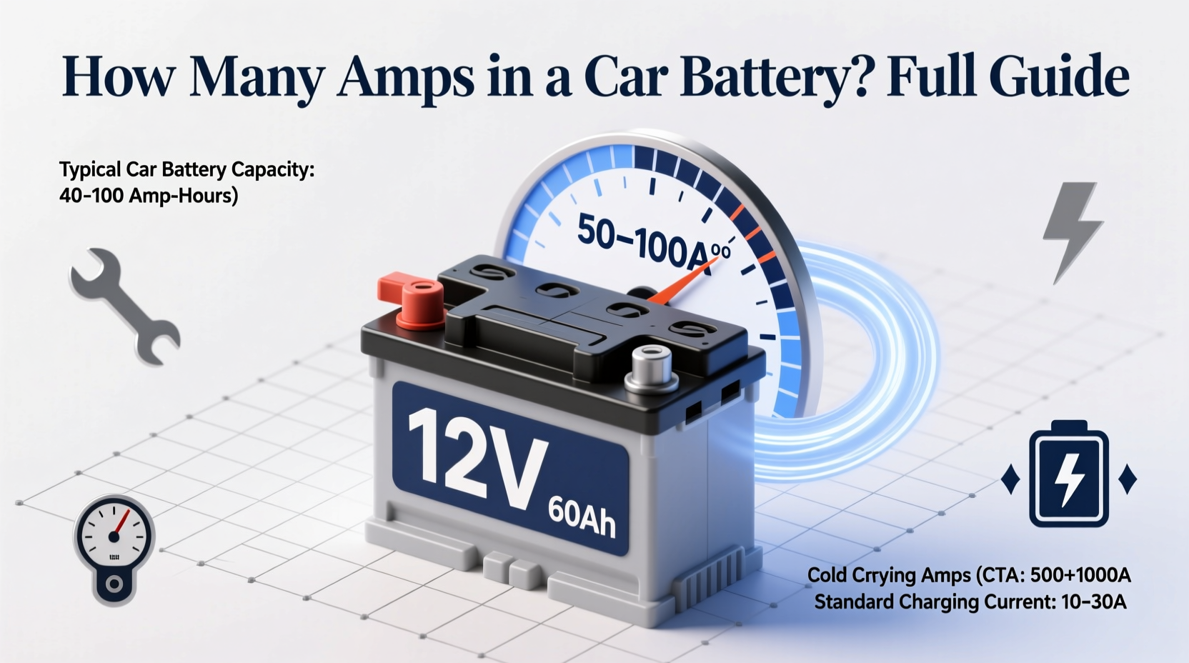 how many amps car battery