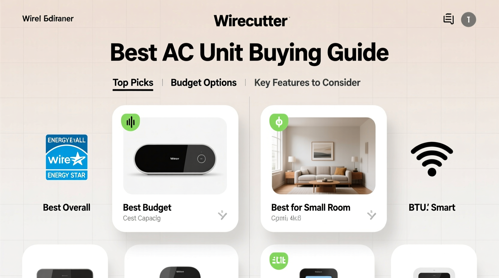 wirecutter best ac unit buying guide with top picks budget options