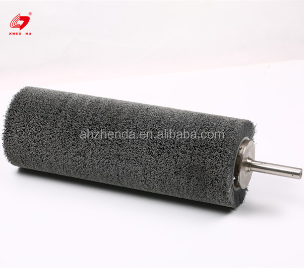 Abrasive Nylon Industrial Roller Brush For Wooden Polishing