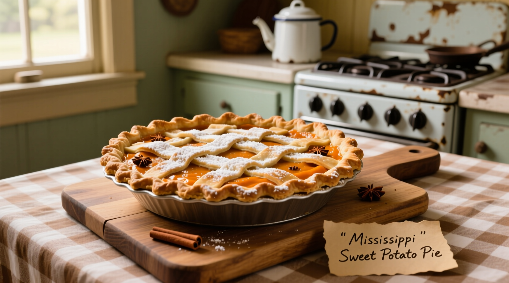 Authentic Mississippi Sweet Potato Pie Recipe & History