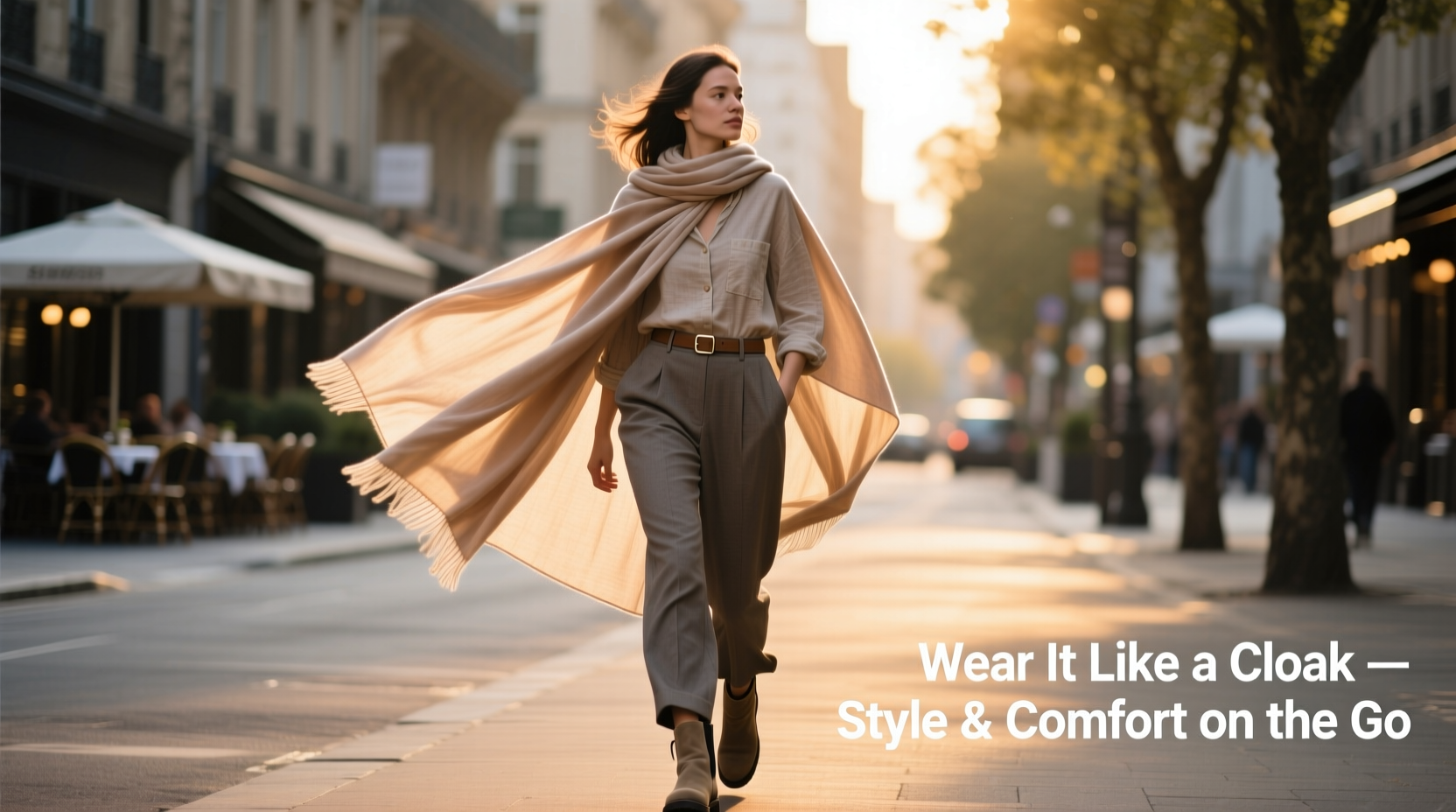 how to wear a scarf as a travel cloak practical tips for comfort and style on the go