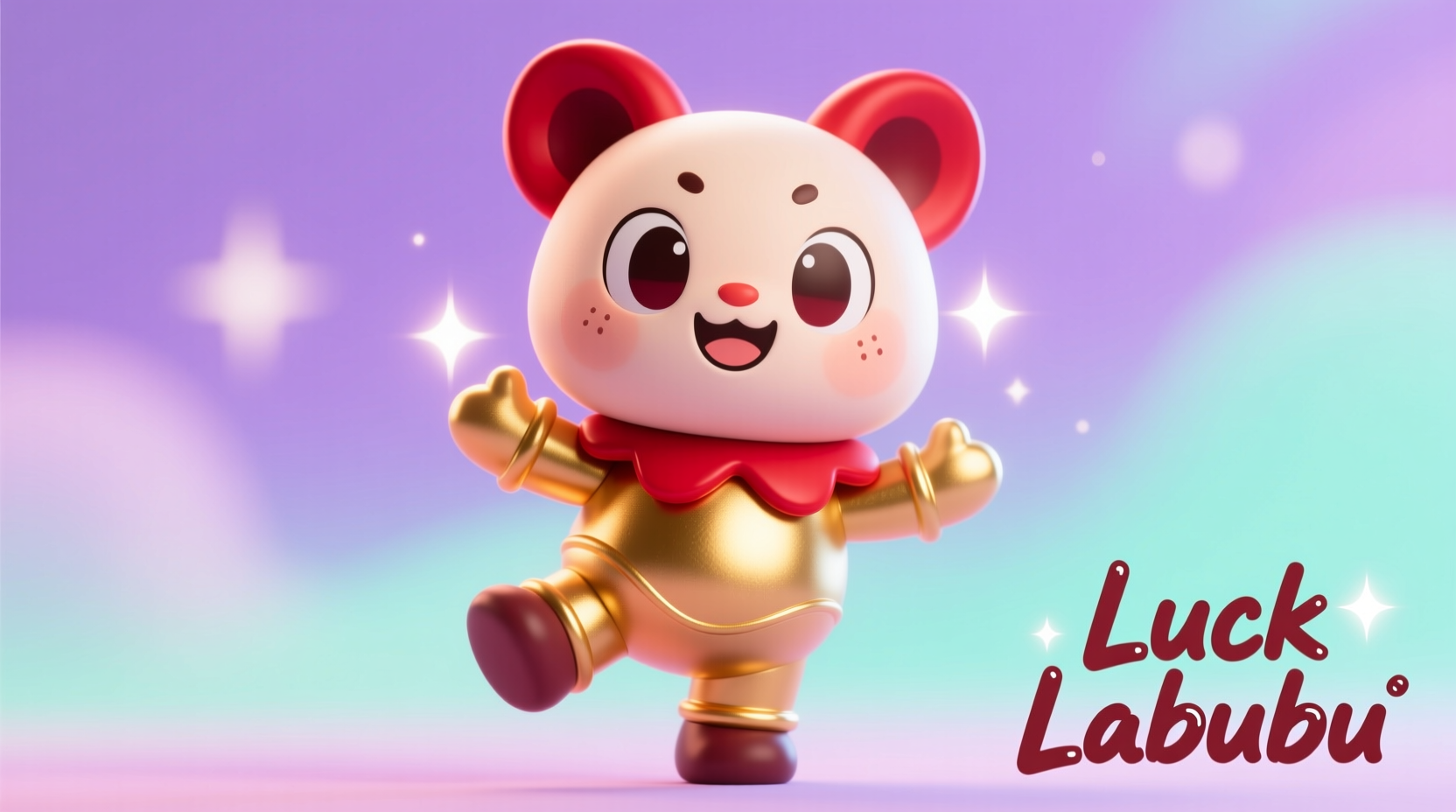 what color is luck labubu