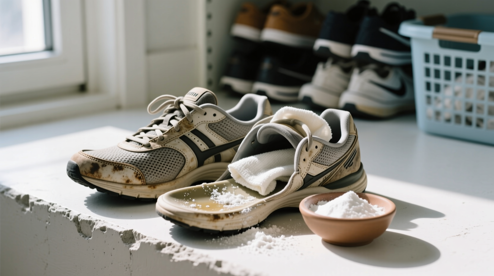 how to remove odor from shoes