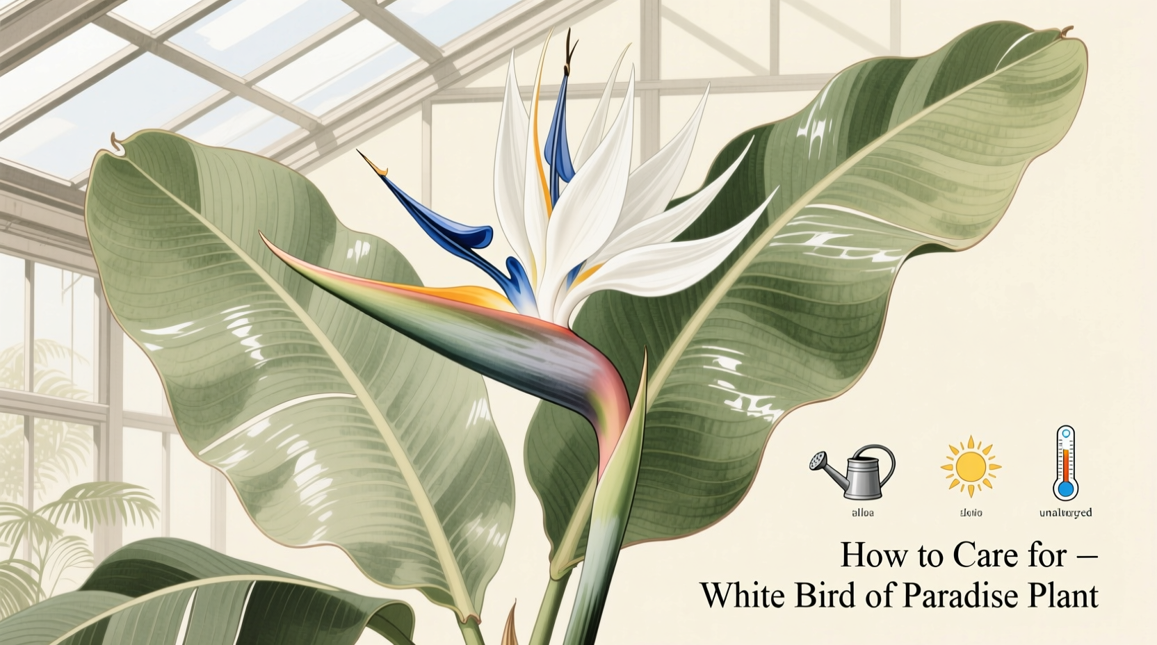 how to care for white bird of paradise plant