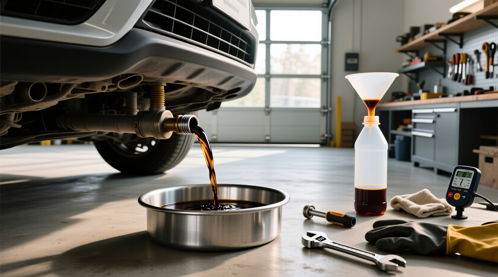 How to Choose Oil Drain Container, What Can I Use Instead of a Funnel for Oil?
