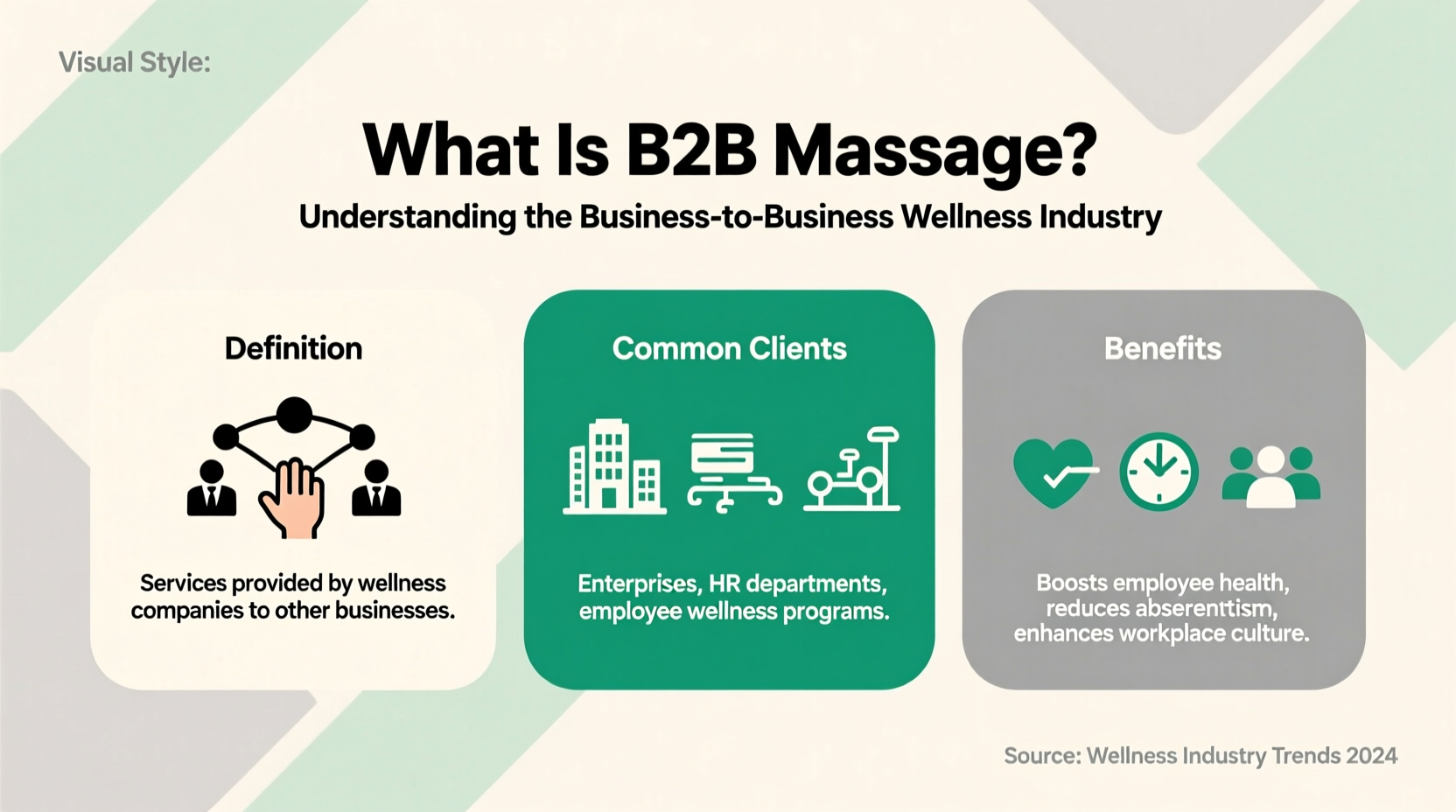 what is b2b massage mean