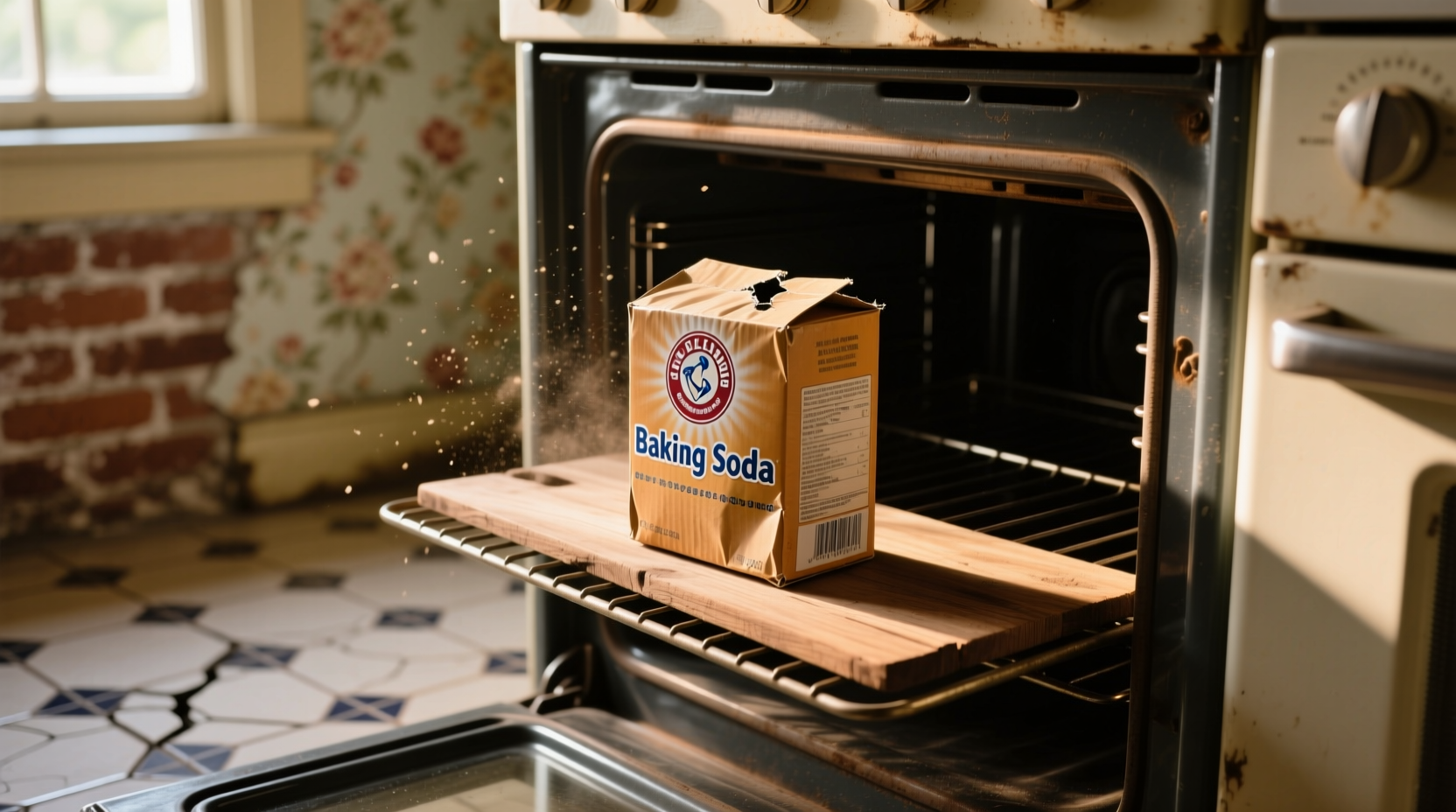 baking soda in the oven
