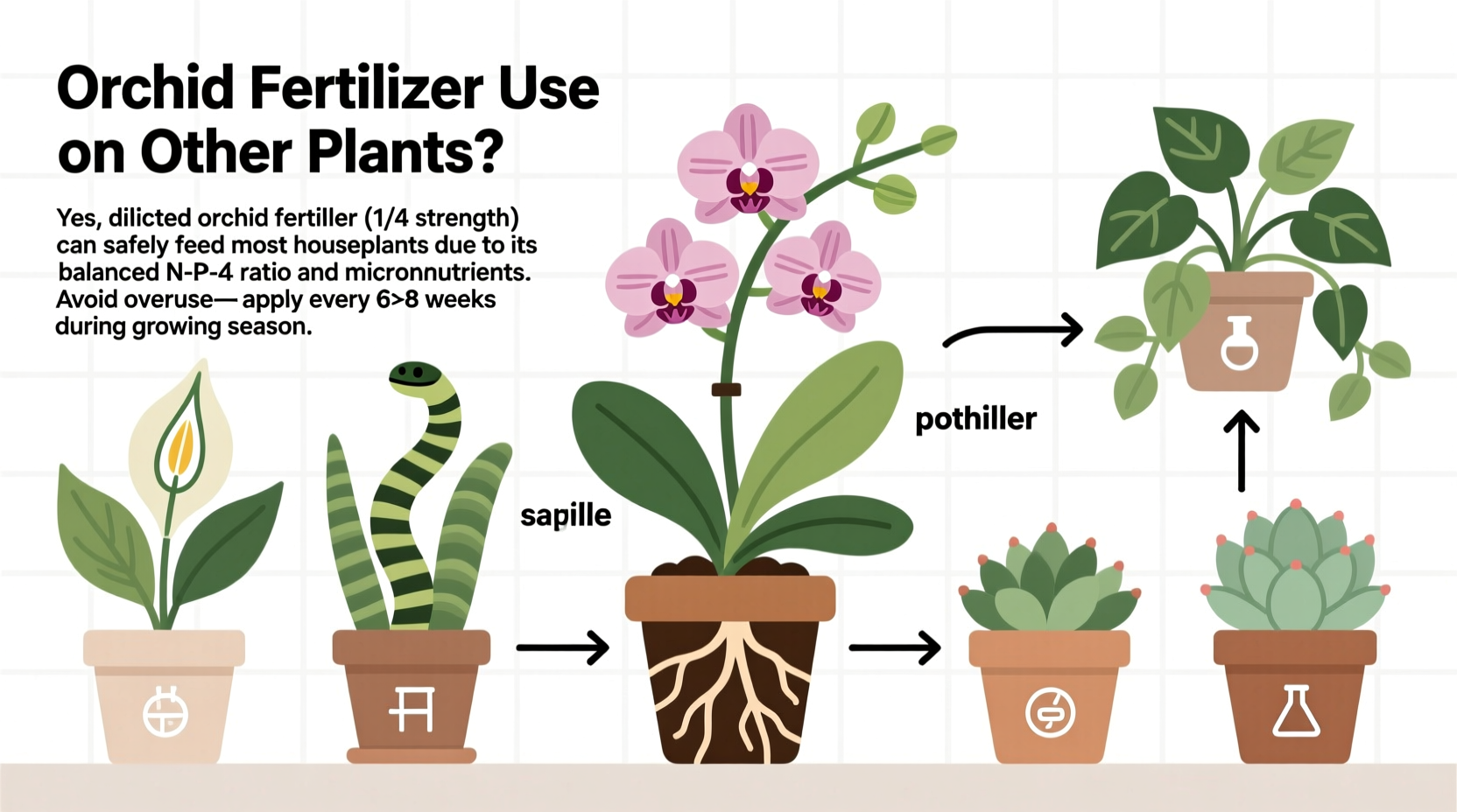 can i use orchid fertilizer on other plants