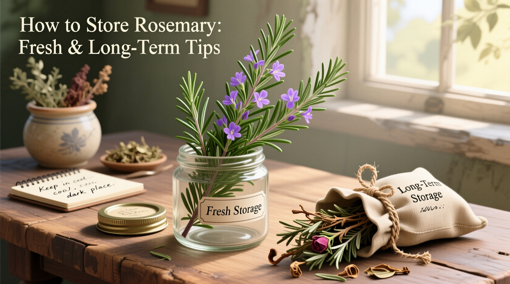 how do i store rosemary