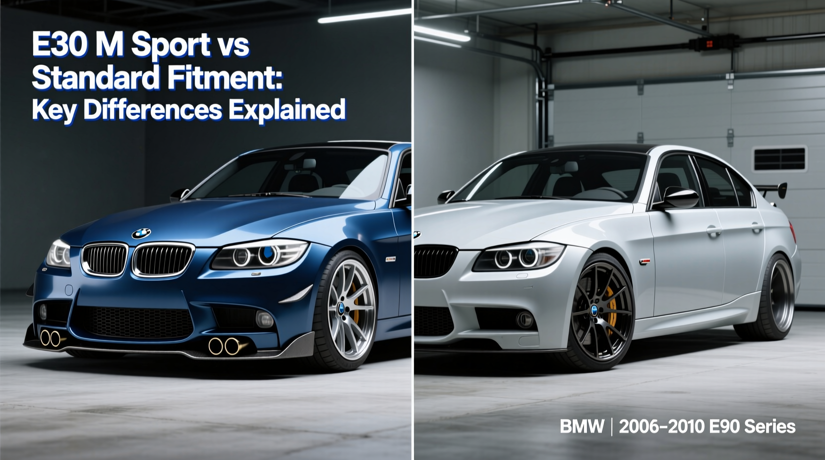 E90 M Sport vs Standard Fitment: Key Differences Explained