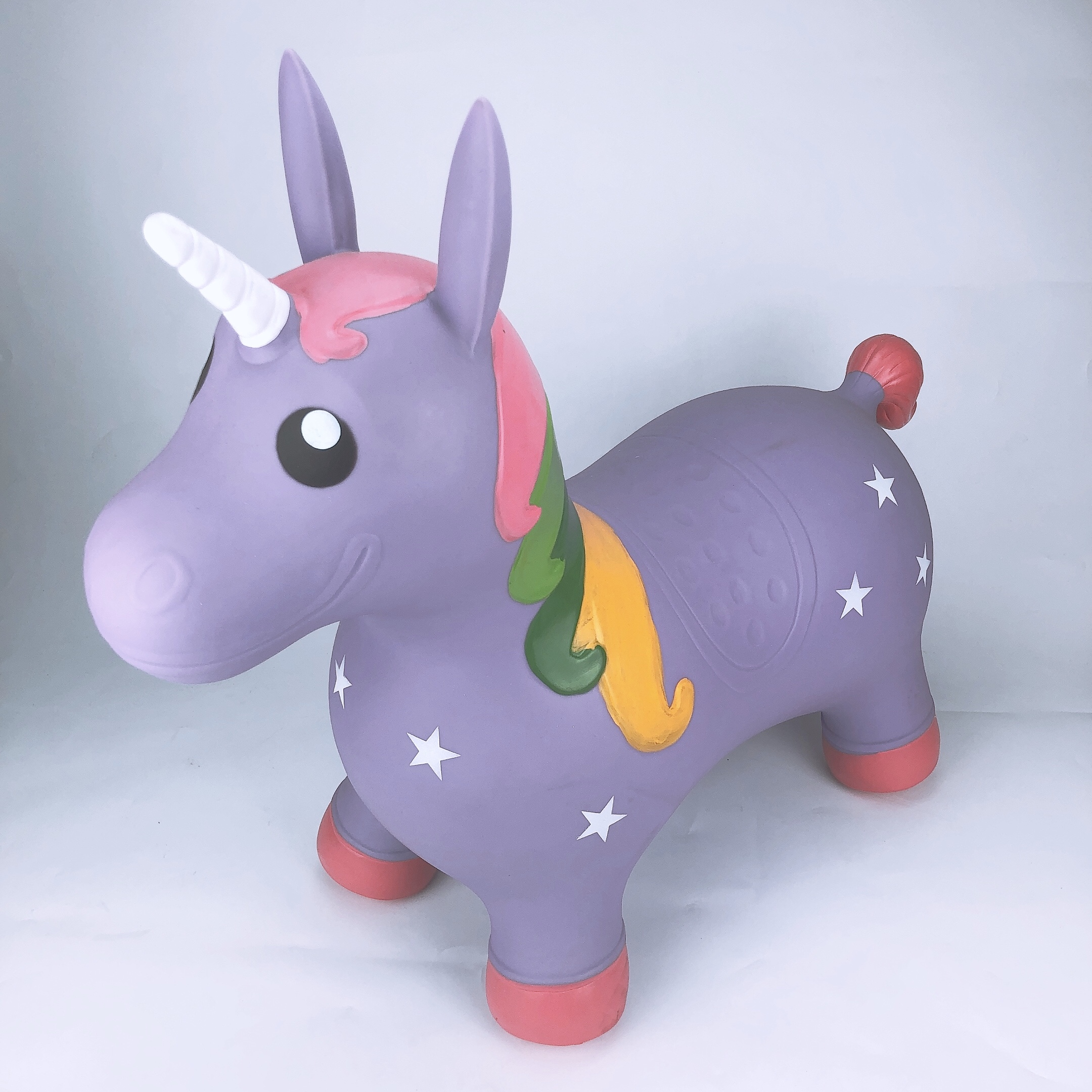 红色彩色跳马料斗充气玩具儿童用新闻音乐声音和婴儿音乐歌曲 - buy