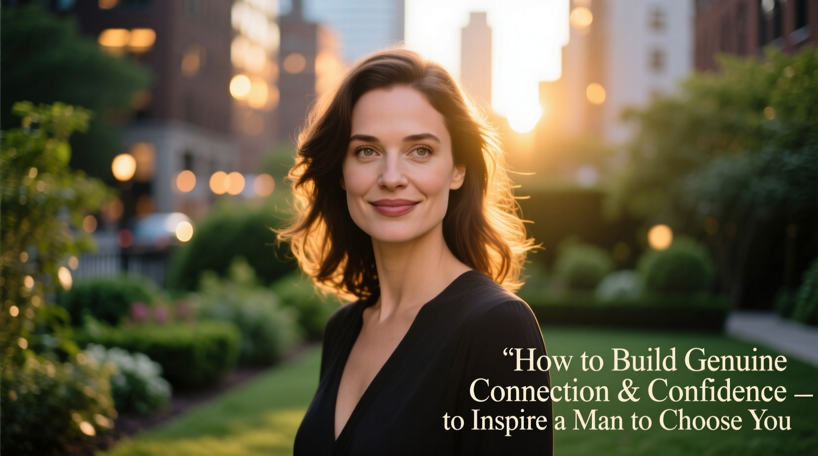 how to build genuine connection and confidence to inspire a man to choose you