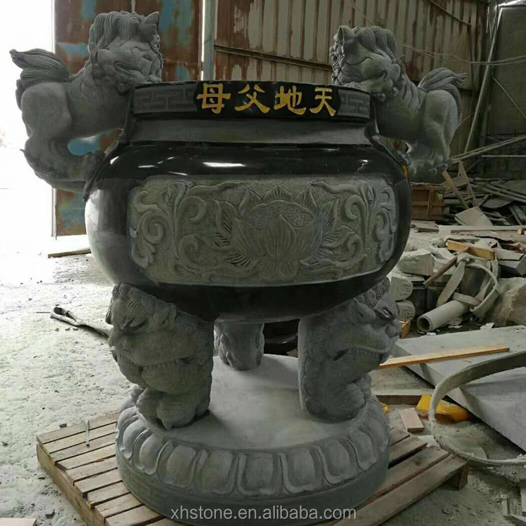 中国仏教寺院卸売 天然花崗岩製 大型龍香炉 香炉と香炉台 KOURO XIANG
