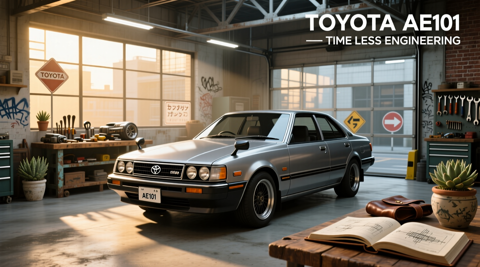 What is the Toyota AE101 with 7A-FE engine?