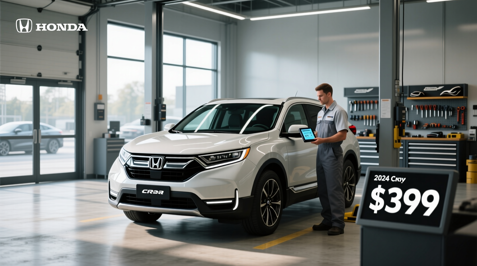 How much does a Honda CR-V windshield replacement cost?